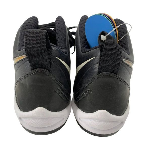 Rare Nike Football Sample Cleats NWOB Sz 9 Mixed Swoosh Colors Black 3120 Shoes - Picture 5 of 13